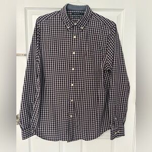 Men’s Nautica Long Sleeve Slim Fit Dress Shirt size large